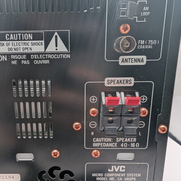 JVC UX-GP5 Micro Component System w/Remote-USB- CD- Radio- MP3- Ipod - TESTED - Picture 6 of 7